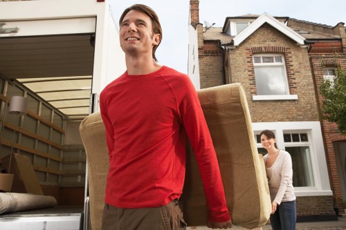 Packing and loading support for a moving truck in Acton